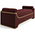 Luxury Visionnaire Bradley Ottoman 3D model small image 2