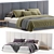 Fendi Casa Delano Bed 3D-Model 3D model small image 1