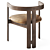 Contemporary Pigreco Chair by Tacchini 3D model small image 2