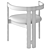 Contemporary Pigreco Chair by Tacchini 3D model small image 5