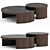 Modern Oliver Coffee Tables 3D model small image 1