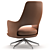 Elegant Flexform Eliseo Armchair 3D model small image 4