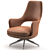 Elegant Flexform Eliseo Armchair 3D model small image 9