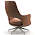 Elegant Flexform Eliseo Armchair 3D model small image 10