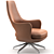 Elegant Flexform Eliseo Armchair 3D model small image 12