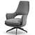 Elegant Flexform Eliseo Armchair 3D model small image 13