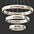 Bertolda 3 Rings Pendant Light 3D model small image 1