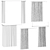 Bathroom Curtain Set 171 3D model small image 23