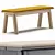 BuzziPicNic Wooden Bench Furnishing 3D model small image 1