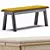 BuzziPicNic Wooden Bench Furnishing 3D model small image 2