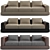Luxurious Bentley Home Westbury Sofa 3D model small image 1