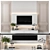 Modern TV Wall Design FBX 3D model small image 1