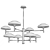 Sleek Modern Design Lamp Meduza 3D model small image 2