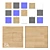 Oak Parquet Super Bundle 8K 3D model small image 2