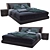 Luxury Reeves Minotti Bed Set 3D model small image 2