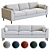 Avondale Grande Sofa 3D Model 3D model small image 1