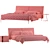 Elegant Ditre Italia ADA Bed 3D model small image 5