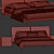 Elegant Ditre Italia ADA Bed 3D model small image 6