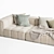 Natural Uniqwa Denver Sofa 3D model small image 4