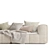 Natural Uniqwa Denver Sofa 3D model small image 6