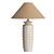  Sand Hue Terracotta Table Lamp 3D model small image 1