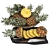 Tropical Pineapple Bowl Display  3D model small image 2