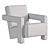 Modern Utrecht Armchair by Cassina 3D model small image 3