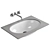 Villeroy & Boch Rectangular Undercounter Basin 3D model small image 2