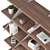 Modern 5-Shelf Storage Unit [1800x1400x410] 3D model small image 7