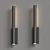 Sleek Flue LED Wall Sconce 3D model small image 2