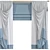 Meshed Curtain Design 3D model small image 2