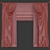 Meshed Curtain Design 3D model small image 4