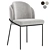 Modern Elegance Dining Chair 3D model small image 2