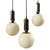 Modern Black Pendant Light 3D model small image 1