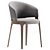 Modern VELIS Armchair by Potocco 3D model small image 3