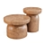 Tototo Terracotta Side Tables 3D model small image 1