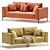 Sleek Sofa Kona 5 Colors 3D model small image 2