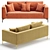 Sleek Sofa Kona 5 Colors 3D model small image 4