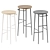 Sleek Hang Tall Bar Stool 3D model small image 1