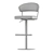 Luxury Red Velvet Bar Stool 3D model small image 4