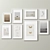 Variety Set Wooden Picture Frames 3D model small image 4