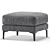 Kooko Home Poeme Pouffe: 3-Color Version 3D model small image 2
