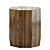 Elegant Coastal Java Side Table 3D model small image 1