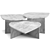 Elegant Eichholtz Naples Coffee Tables 3D model small image 3