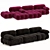 Modular Camaleonda Sofa by Bellini 3D model small image 5