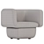 Modern Italian VENTO Sofa Model 3D model small image 4