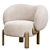 Sleek MOON Armchair Design 3D model small image 2