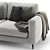 Luxury Modern Corner Sofa Set 3D model small image 4