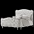 Eloquence Sophia Bed: Elegant Luxe 3D model small image 2