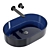 Cristalmood Oval Top Mount Sink 3D model small image 2